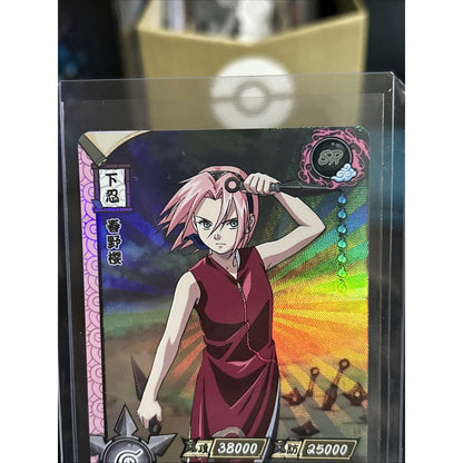 Sakura Haruno - Naruto Kayou Card TCG NR-SR-060 Super Rare Holo Tc2 / Pack Fresh
