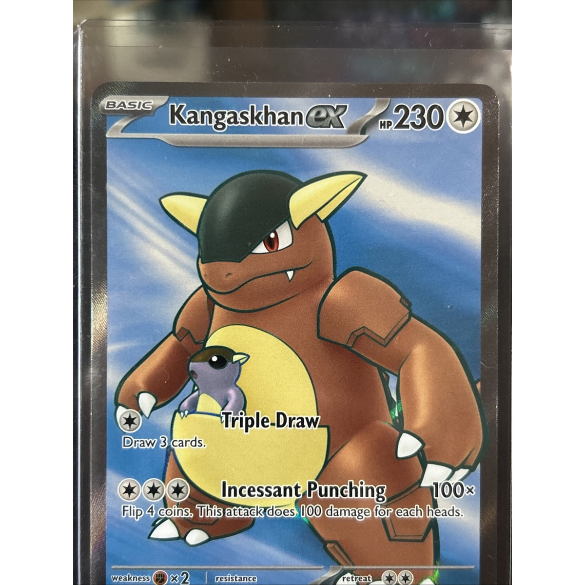 Pokémon TCG Kangaskhan Ex Scarlet & Violet-151 190/165 Holo Ultra Rare