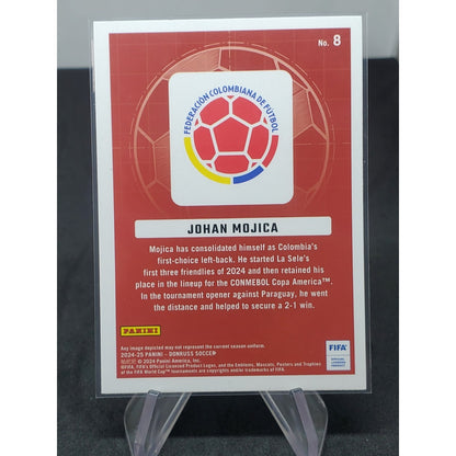 2024-25 Panini Donruss Fifa - Craftsmen Johan Mojica #8 Red