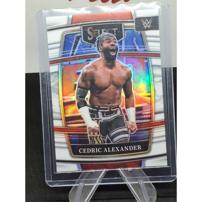 2022 Panini Select WWE White Prizm /99 Parallel #25 Cedric ALEXANDER