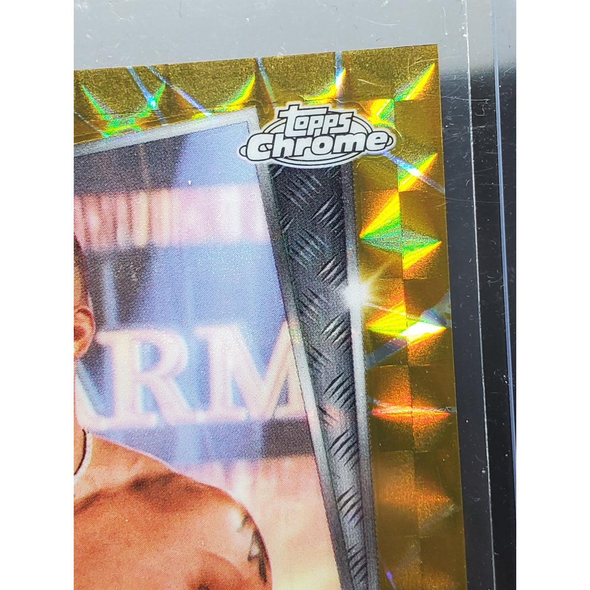 2025 Topps Chrome WWE Carmelo Hayes Gold /50 No.165