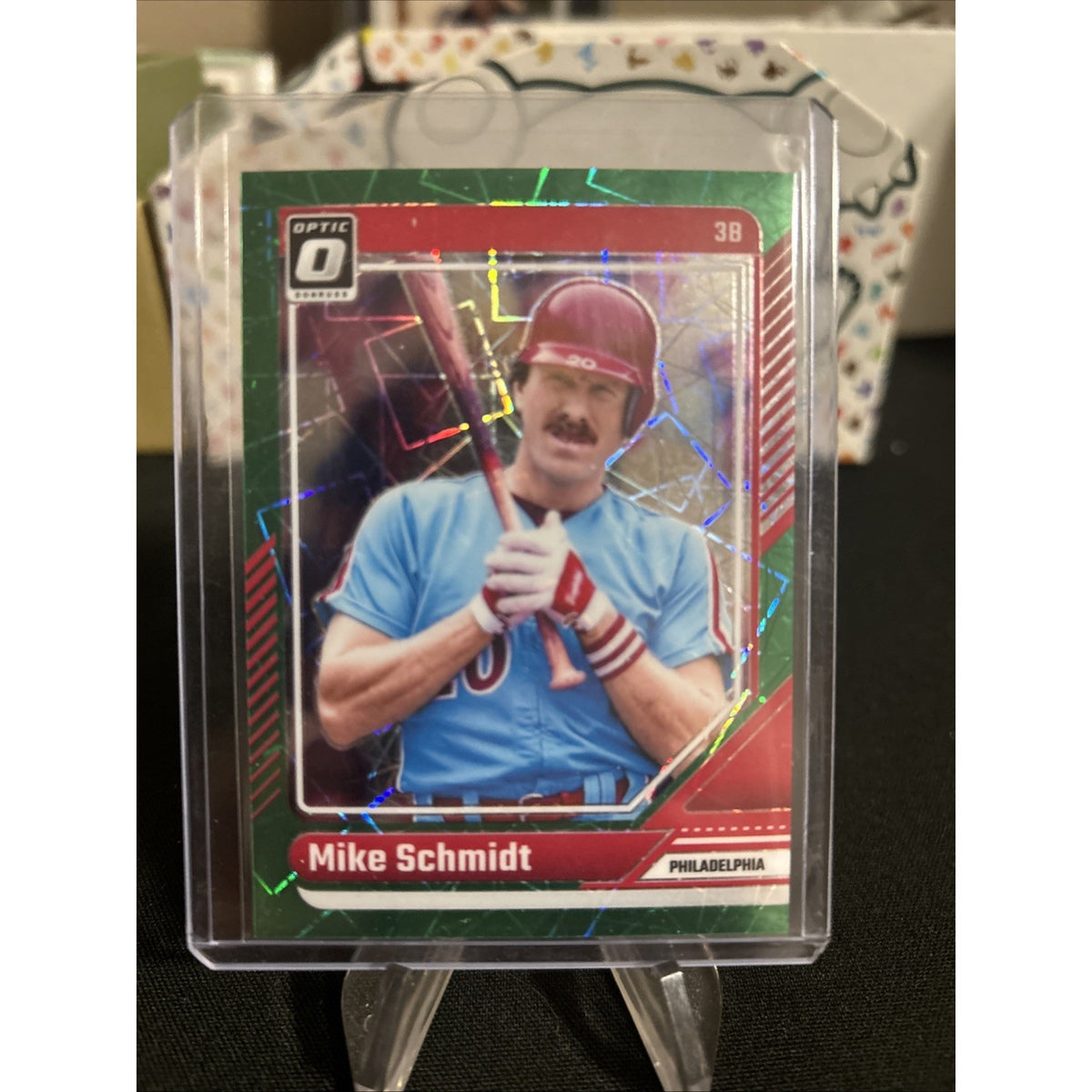 2024 Panini Donruss Optic -Mike Schmidt #31 Green Velocity Prizm /149 - Pack New