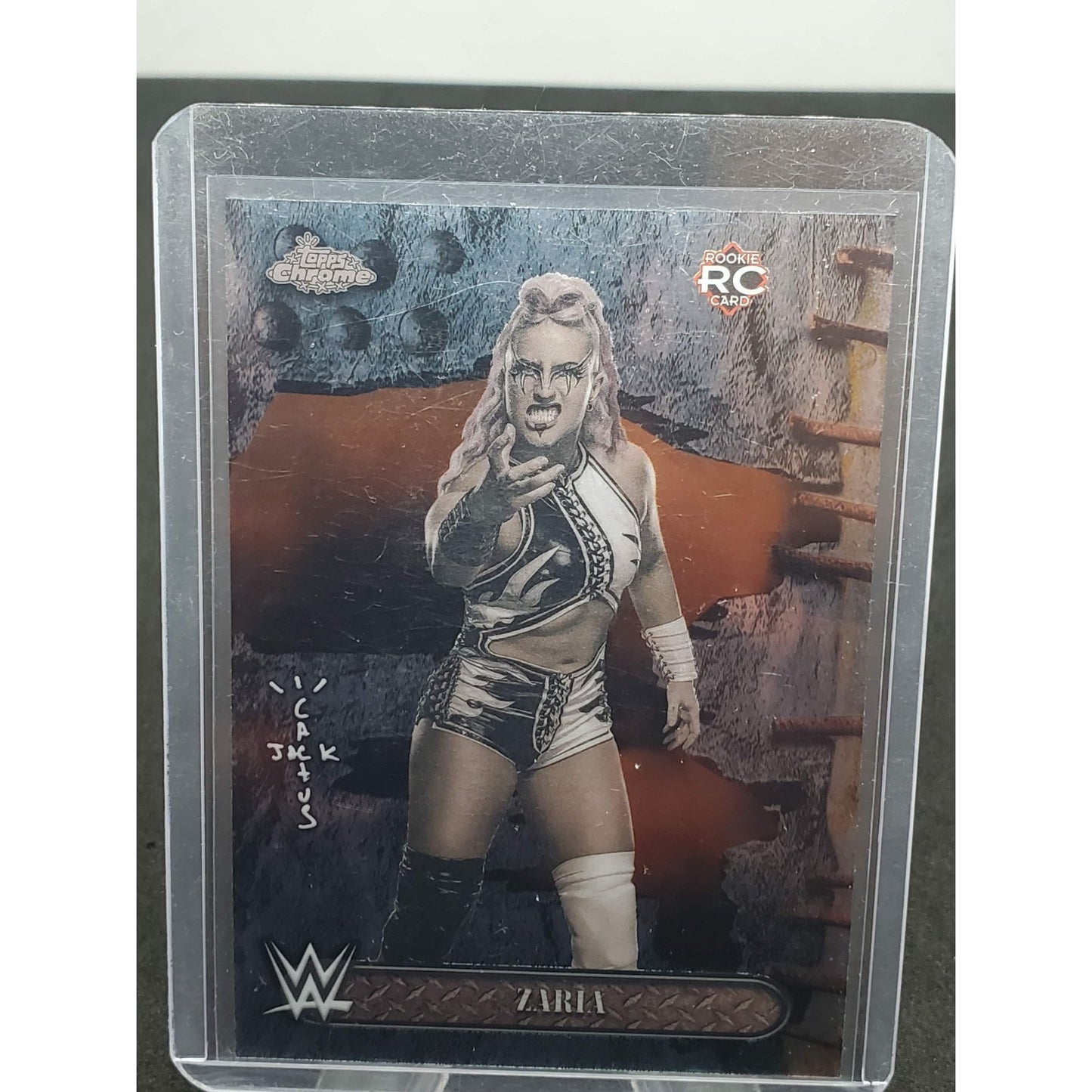 2025 Topps Chrome WWE X Cactus Jack - Zaria, Zaria #95 (RC)