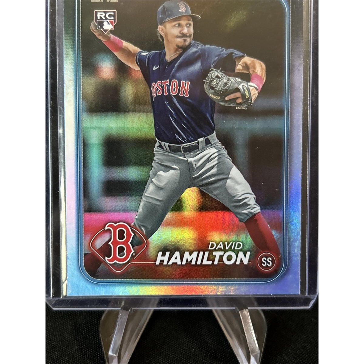 David Hamilton #202 - RC - 2024 Topps Series 1 - Rainbow Foil - Pack Fresh New