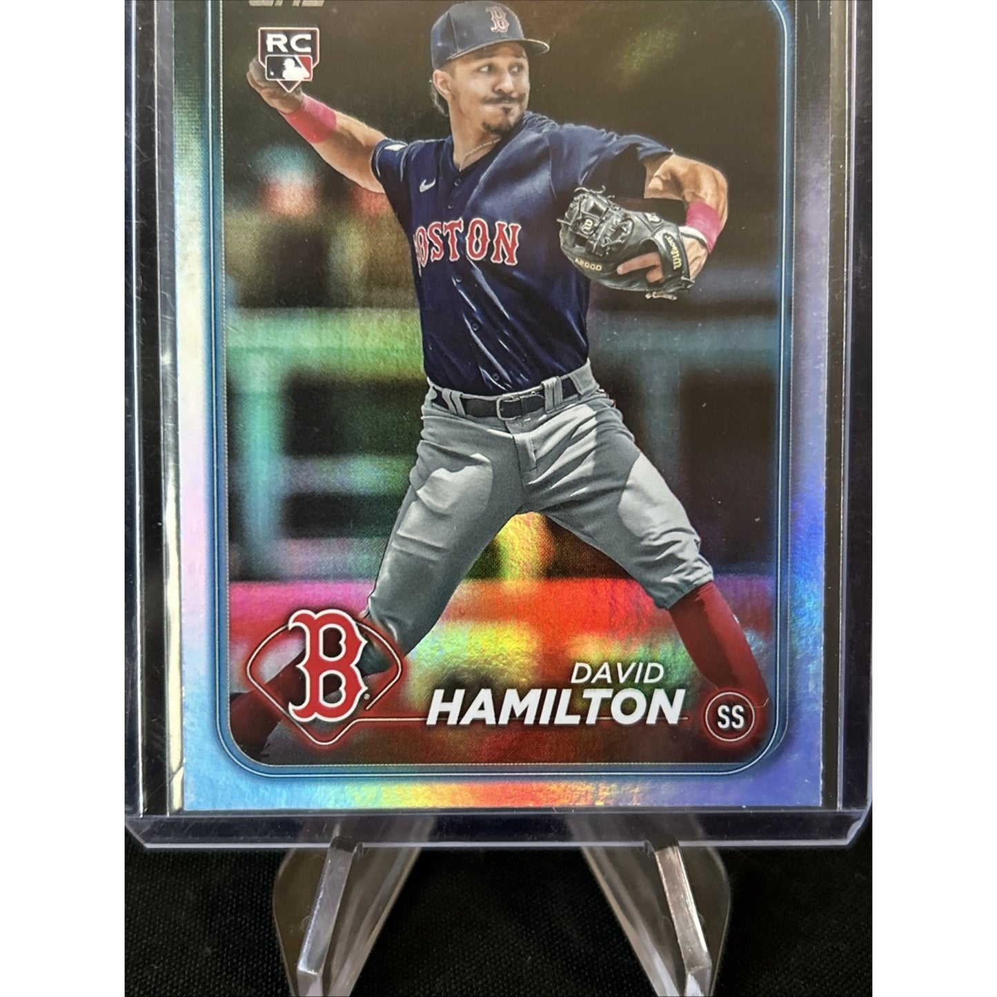 David Hamilton #202 - RC - 2024 Topps Series 1 - Rainbow Foil - Pack Fresh New