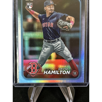 David Hamilton #202 - RC - 2024 Topps Series 1 - Rainbow Foil - Pack Fresh New