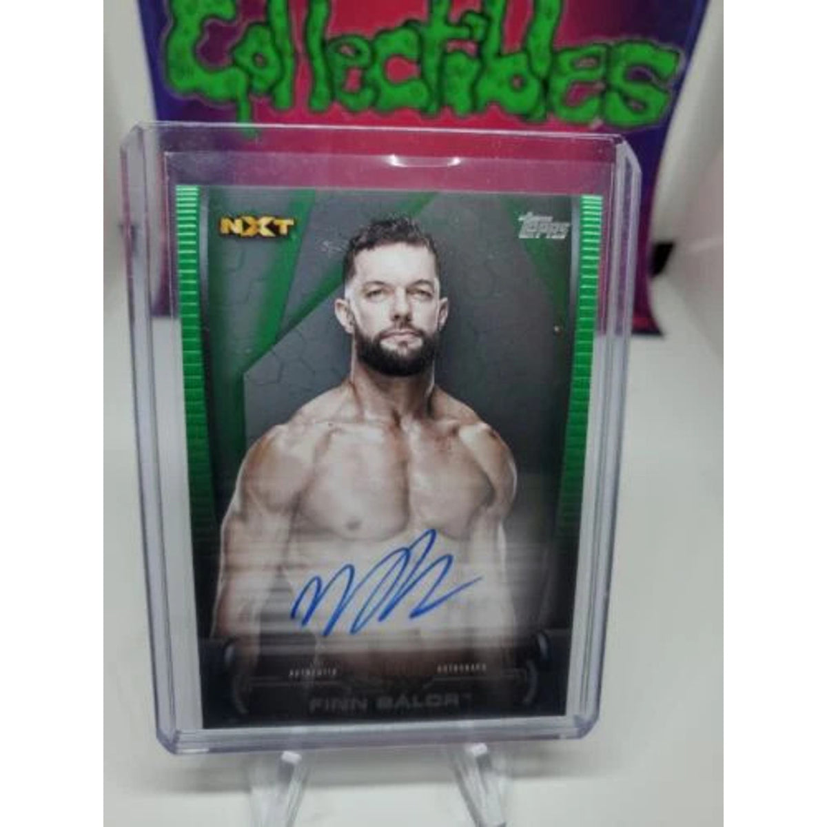 2021 Topps WWE Undisputed Finn Balor A-FB On Card Auto Green #42/50