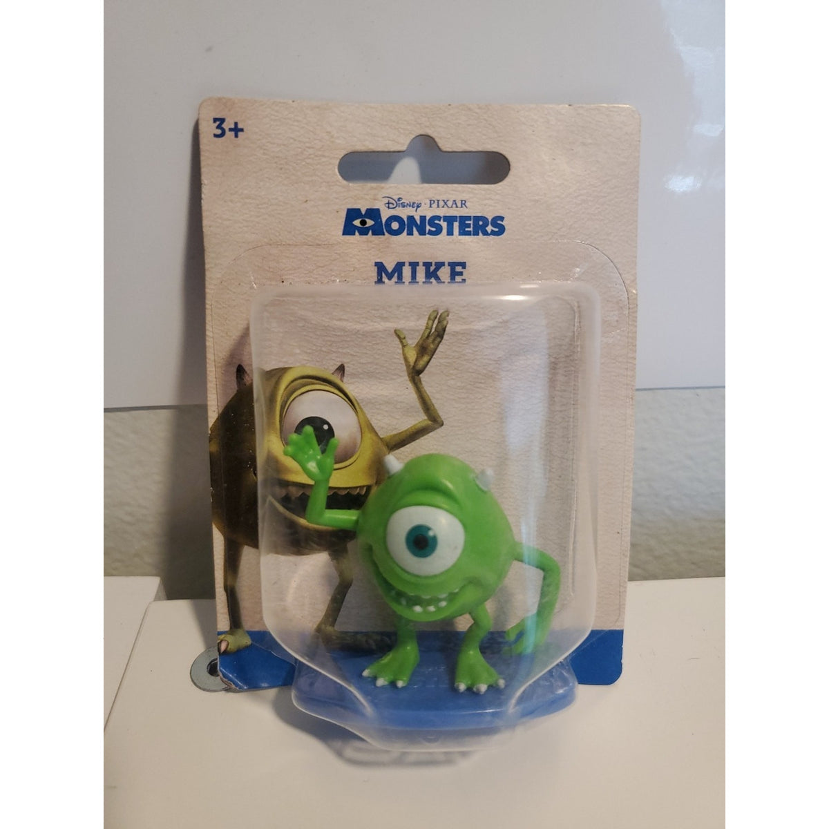 Disney Pixar Monsters Inc. Mike Wazowski on Stand Mini Figure Toy 2.5” Unopened