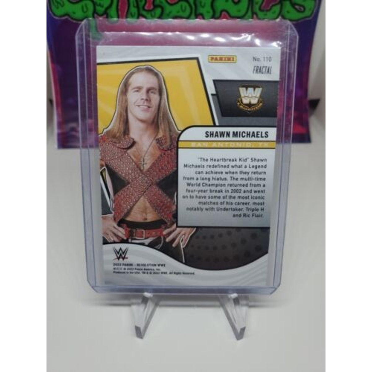 2022 Panini Revolution WWE #110 Shawn Michaels Fractal HBK