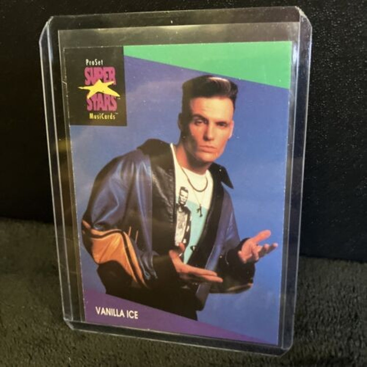 Music VANILLA ICE 1991 Pro Set Super Stars #145.