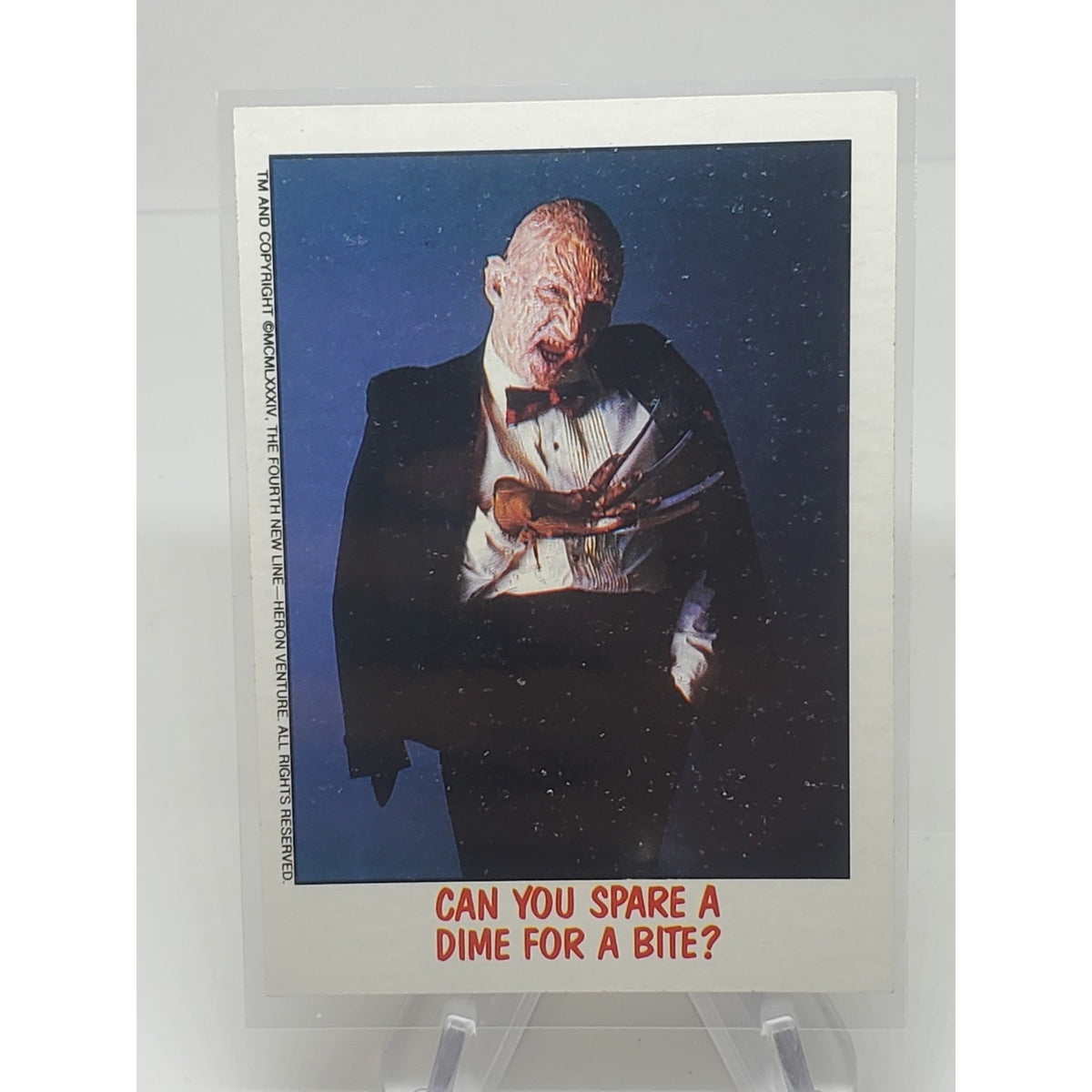 1988 A NIGHTMARE ON ELM STREET III #63 CAN YOU SPARE A DIME FOR A BITE?