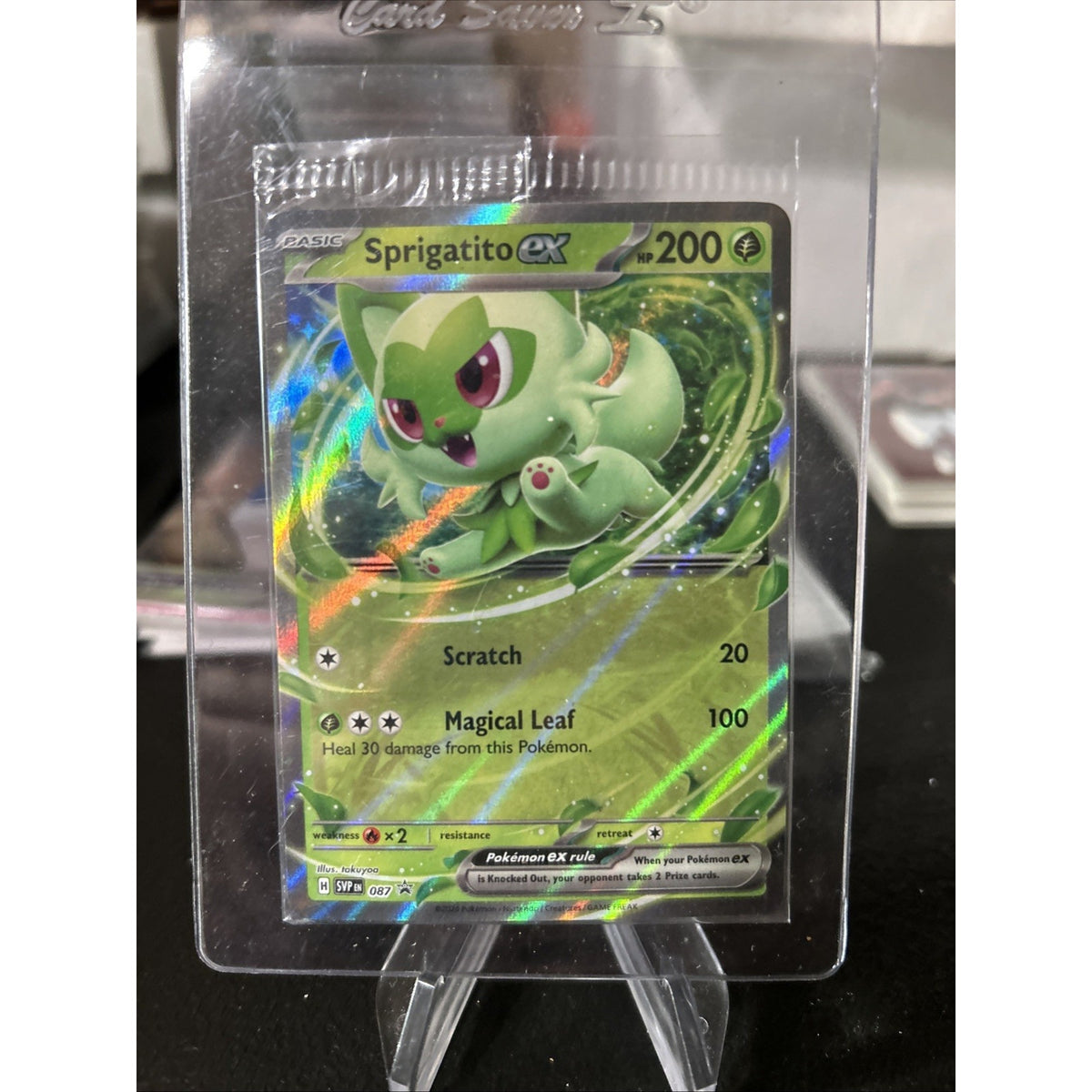 Sprigatito EX SVP 087 Pokemon Black Star Promo Card - SEALED Code Card