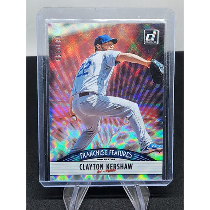 CLAYTON KERSHAW 2019 PANINI DONRUSS FRANCHISE FEATURES 083/999 #FF14