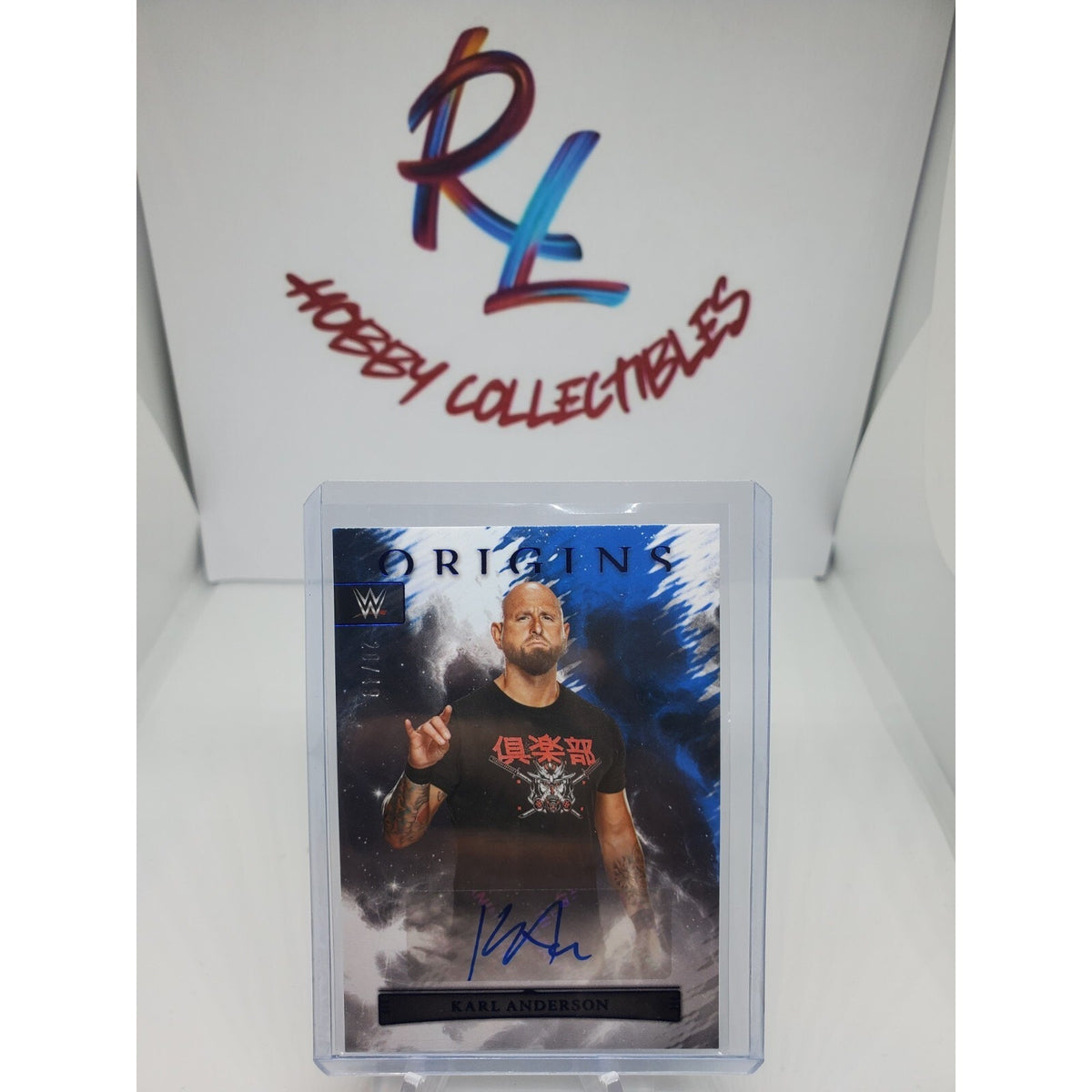 2023 Chronicles WWE Panini Origins Karl Anderson BLUE Auto Autograph Blue 20/49