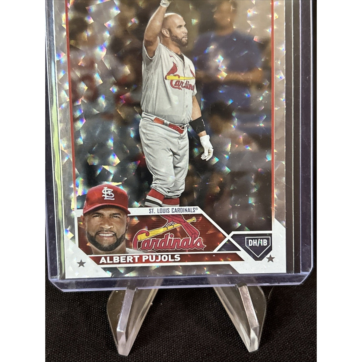 2023 Topps Series 1 - Albert Pujols #5 Collectors Super Box Silver Foil Board M