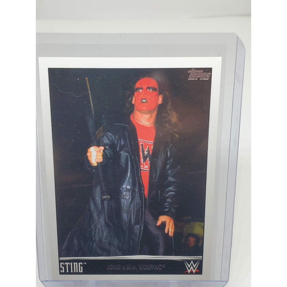 2015 Topps WWE Road To Wrestlemania #30 Sting Tribute - Joins n.W.o. Wolfpac