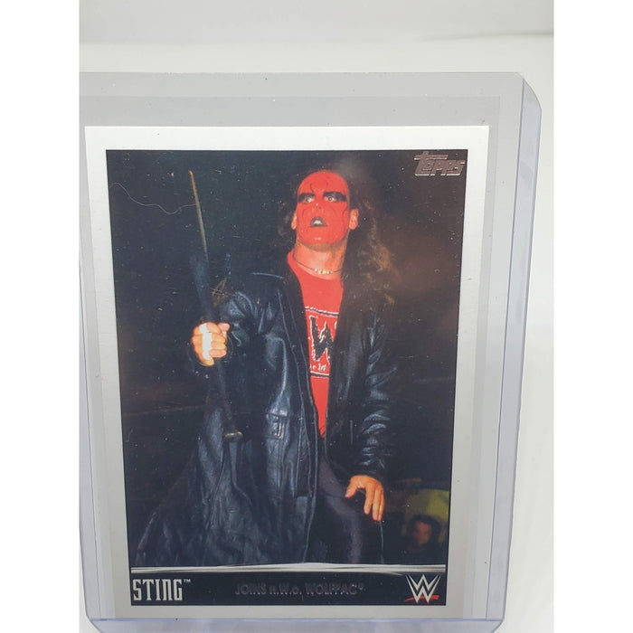 2015 Topps WWE Road To Wrestlemania #30 Sting Tribute - Joins n.W.o. Wolfpac
