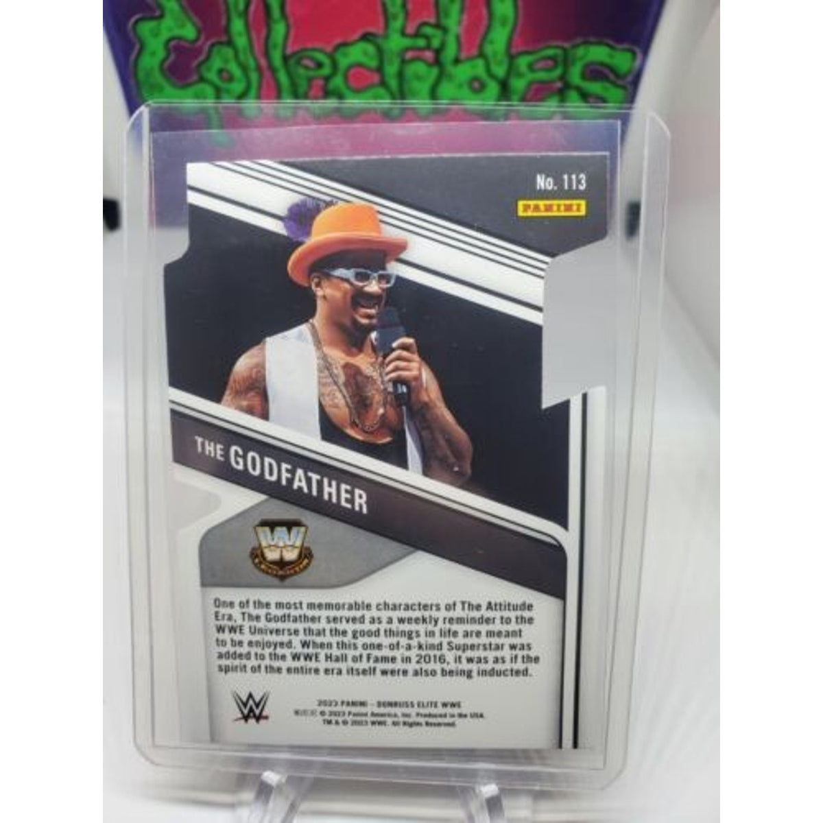 THE GODFATHER 2023 Panini Donruss Elite WWE Aspirations Die-Cut /24 #113