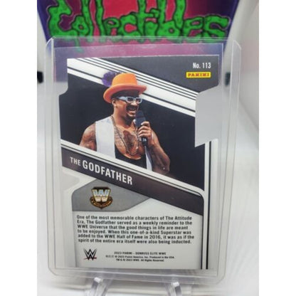 THE GODFATHER 2023 Panini Donruss Elite WWE Aspirations Die-Cut /24 #113