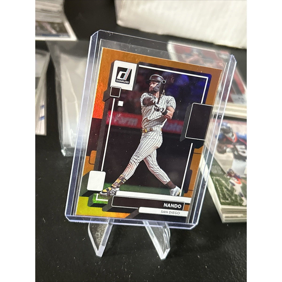 2022 Panini Donruss - Variation Fernando Tatís Jr. #82 Holo Orange Nando - Mint