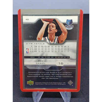 2004-05 Upper Deck Pro Sigs Diamond Collection - Pau Gasol #40