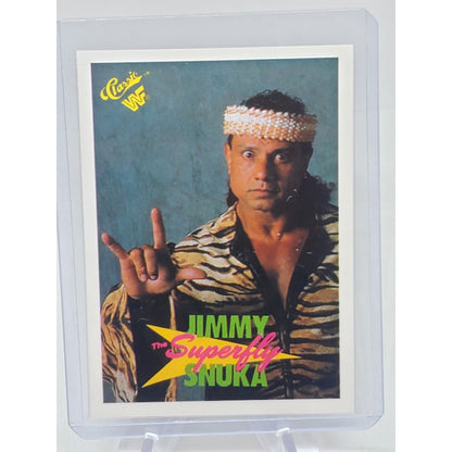 Jimmy Superfly Snuka WWF Wrestling 1990 Classic Card #69 WWE