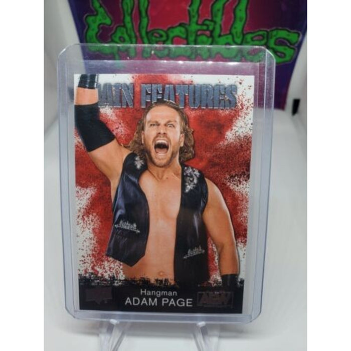 Hangman Adam Page 2021 Upper Deck AEW Wrestling First Edition Main Feature