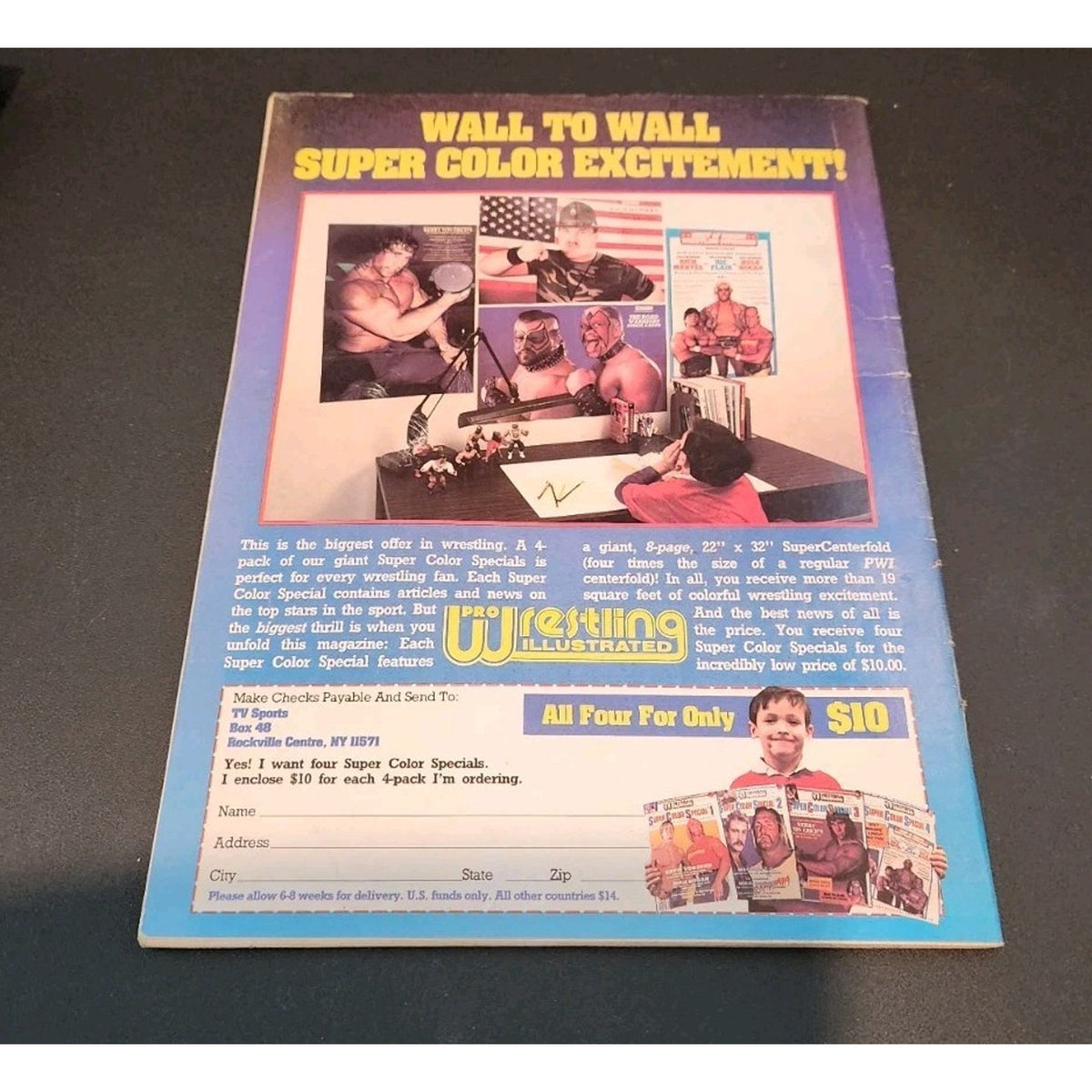 1986 Pro Wrestling Illustrated annual Magazine WWF WWE NWA AWA Road Warriors