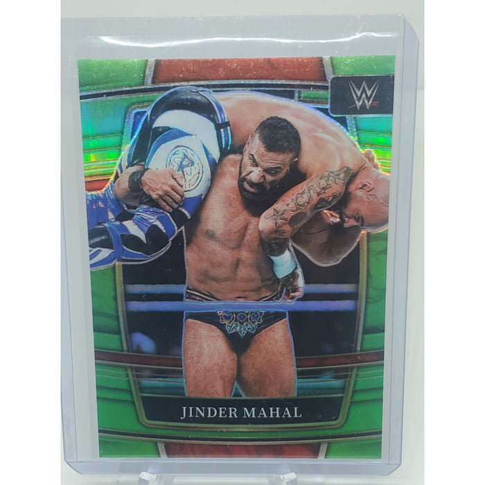 2022 Panini Select WWE Jinder Mahal Neon Green Prizm /49