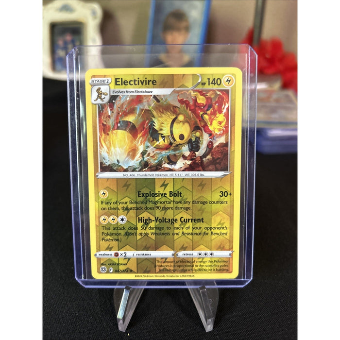 Electivire 047/172 Brilliant Stars (Reverse Holo Rare) - Pack Fresh New Sleeved