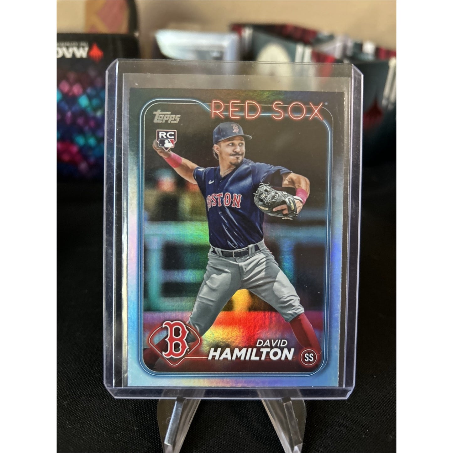 David Hamilton #202 - RC - 2024 Topps Series 1 - Rainbow Foil - Pack Fresh New
