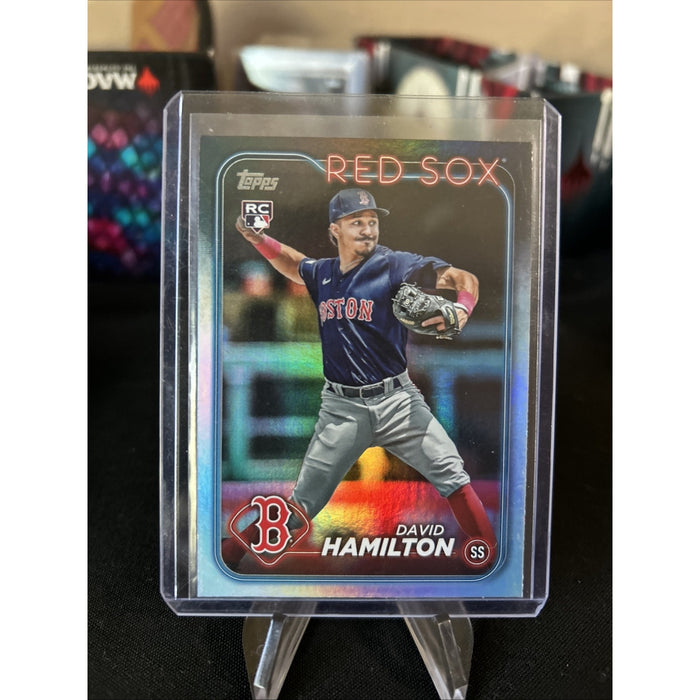 David Hamilton #202 - RC - 2024 Topps Series 1 - Rainbow Foil - Pack Fresh New