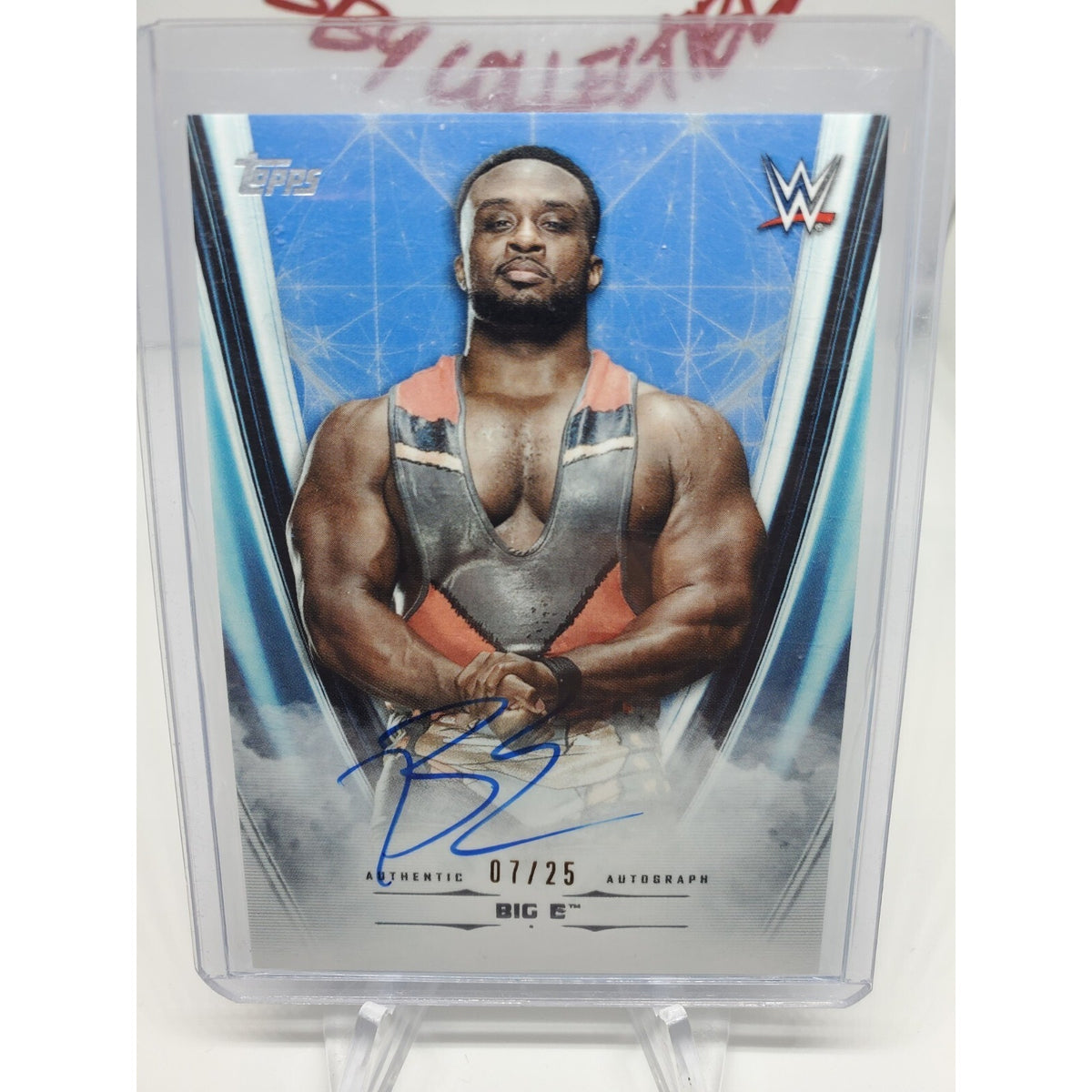 2020 Topps WWE Undisputed Autographs Silver #A-BE Big E #/25 JA