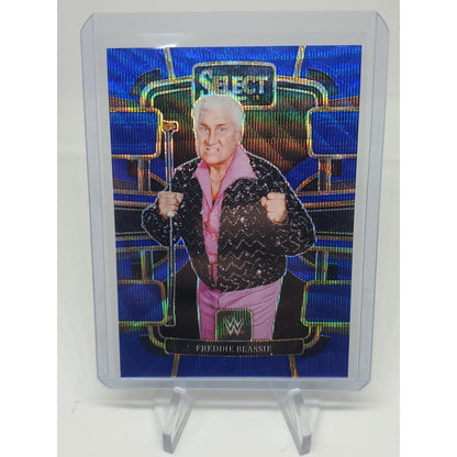FREDDIE BLASSIE 2024 Panini Select WWE #31 Concourse Blue Wave /49 SSP WWF