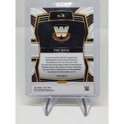 2024 Panini Select WWE The Rock Phenomenon #26 Silver Prizm