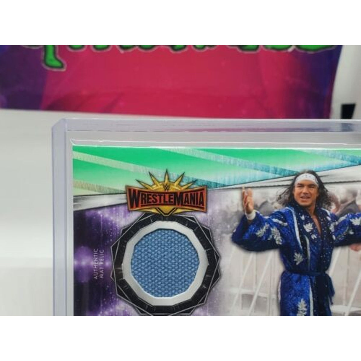 CHAD GABLE 2021 TOPPS WWE AUTHENTIC WRESTLEMANIA 35 MAT RELIC /199