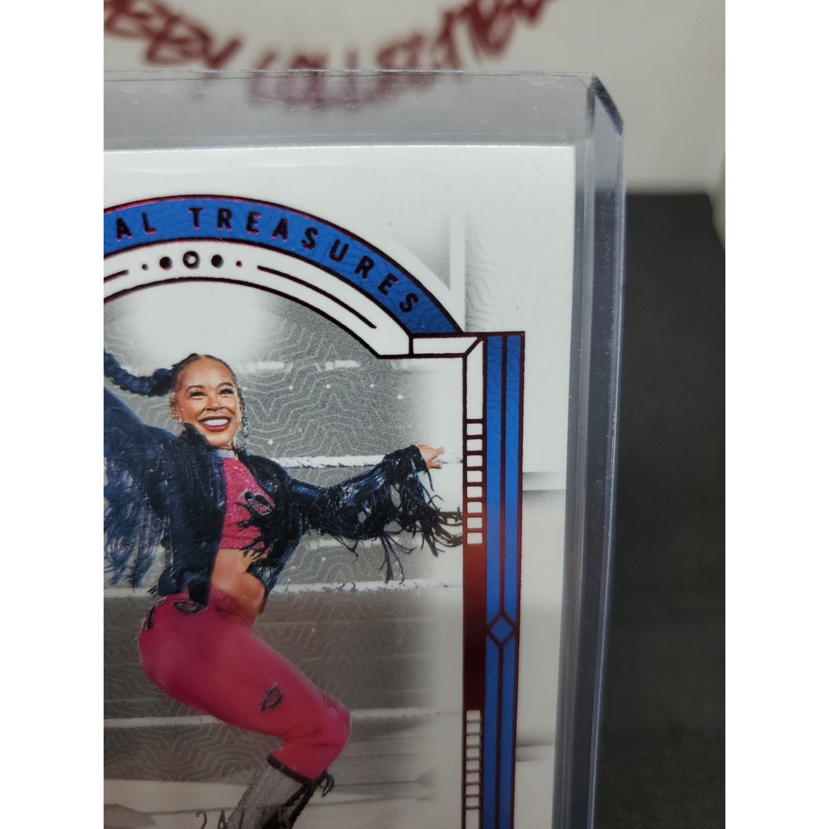 2024 Panini National Treasures WWE - Bianca Belair #38 Red /75
