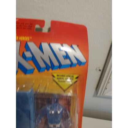 Vintage 1993 Toy Biz Marvel X-Men ICEMAN with Ice Slide 5" Action Figure