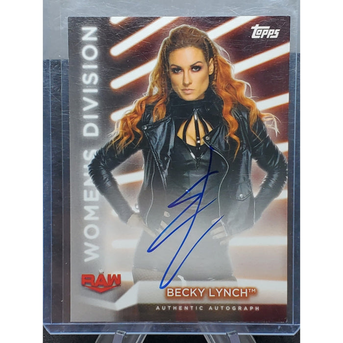 2021 Topps WWE Womens Division Becky Lynch Autograph #'d /199