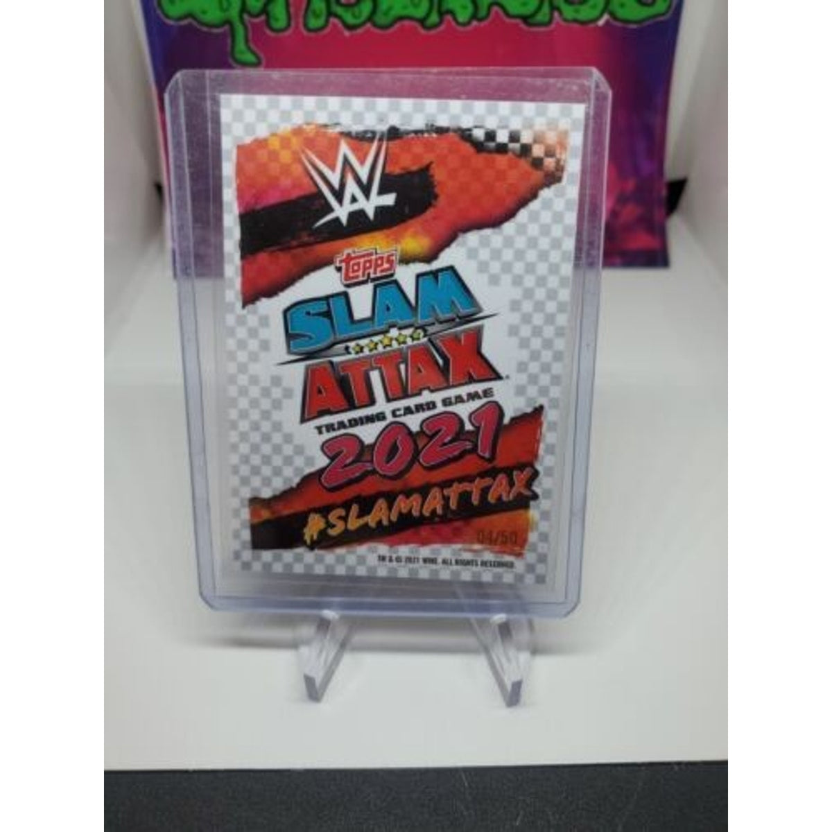 2021 Topps WWE Chrome Slam Attax Green Refractor Sheamus /50