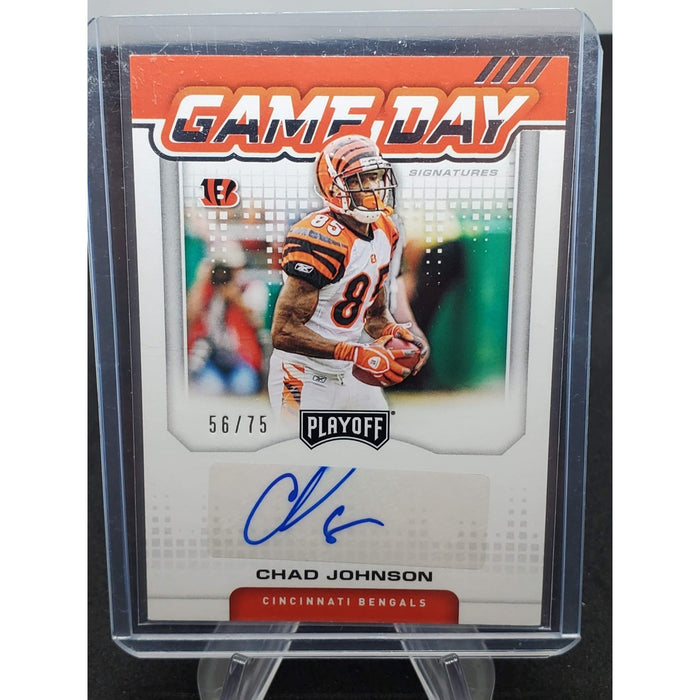 2020 Panini Playoff - Game Day Signatures Chad Johnson #GDS-CJ /75 (AU) Auto