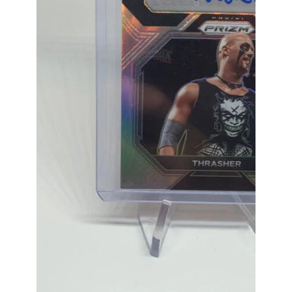 2023 Panini Prizm WWE Thrasher Auto Sensational Signatures Base Headbangers THR
