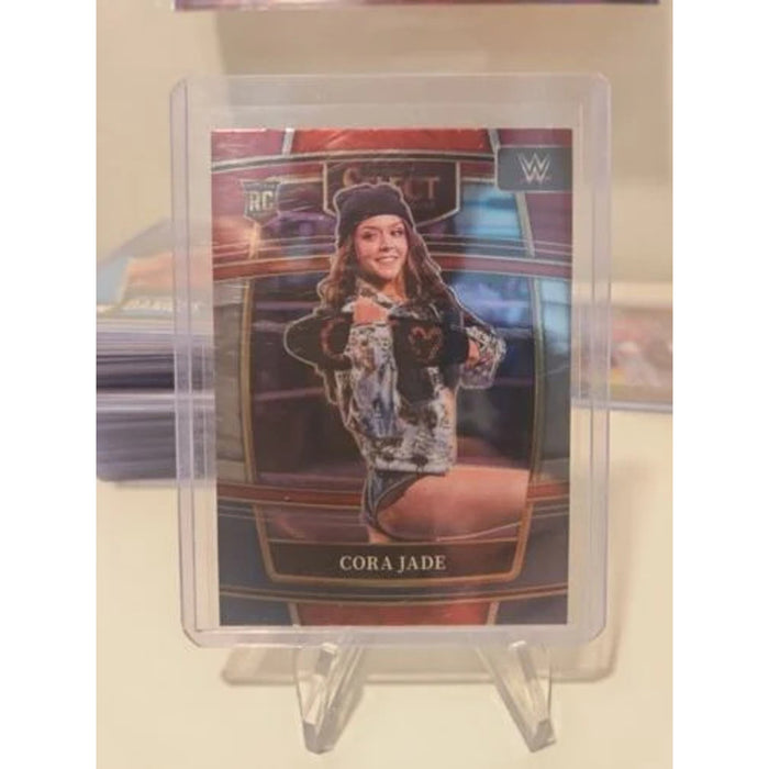 Red White Blue Prizm #65 Cora Jade RC 2022 Panini Select WWE