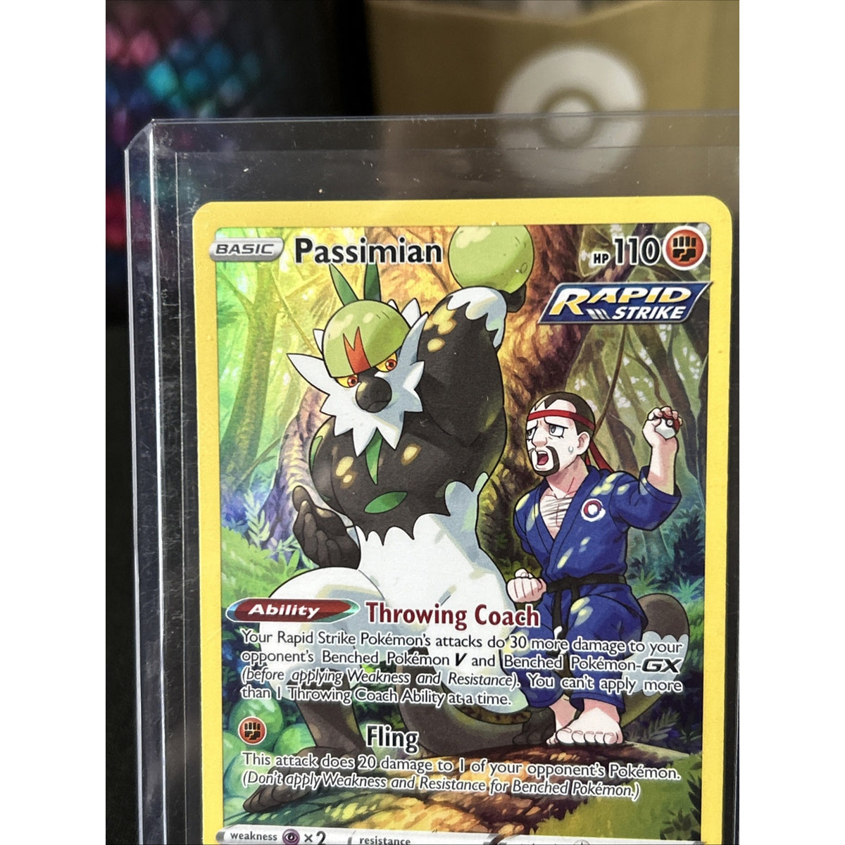 Pokémon TCG Passimian SWSH12: Silver Tempest Trainer Gallery TG08/TG30 Holo