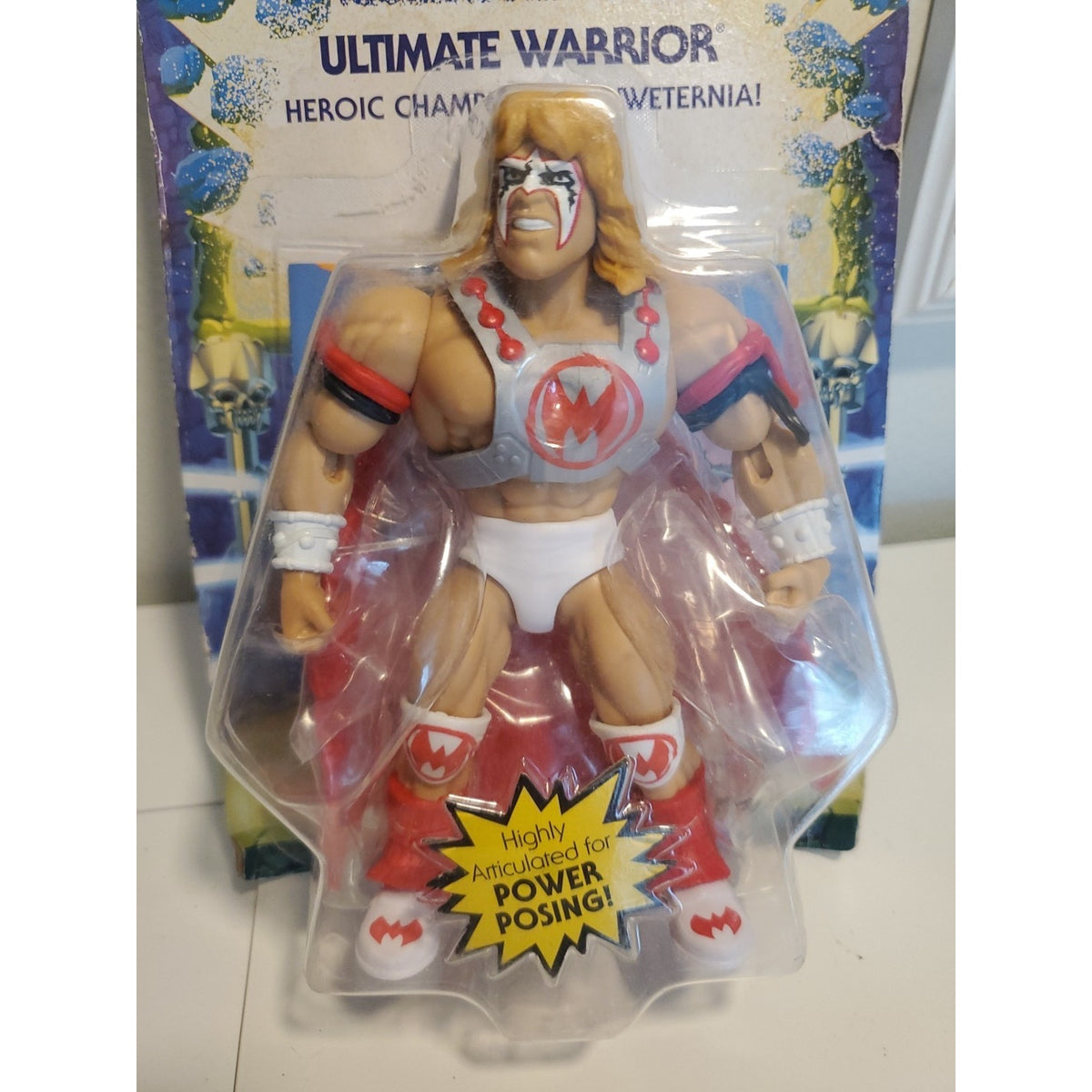 Masters of the WWE Universe Ultimate Warrior Action Figure Mattel MOTU New!