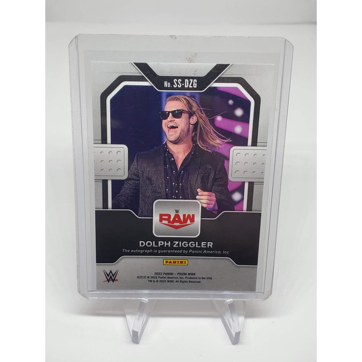 2022 WWE Panini Prizm Dolph Ziggler Auto Signature Card