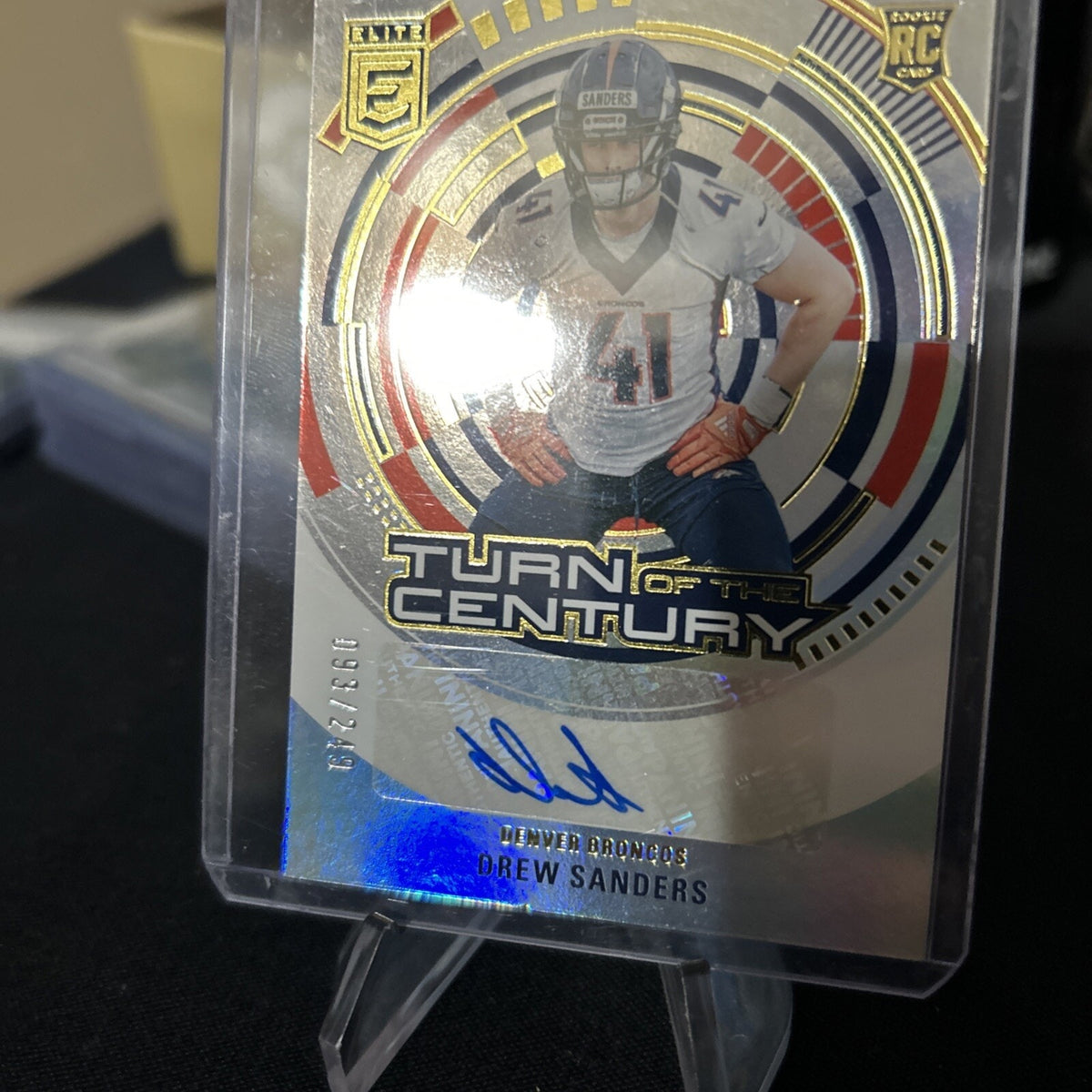 2023 DONRUSS ELITE TURN OF THE CENTURY AUTO Drew Sanders RC /249 Pack Fresh New
