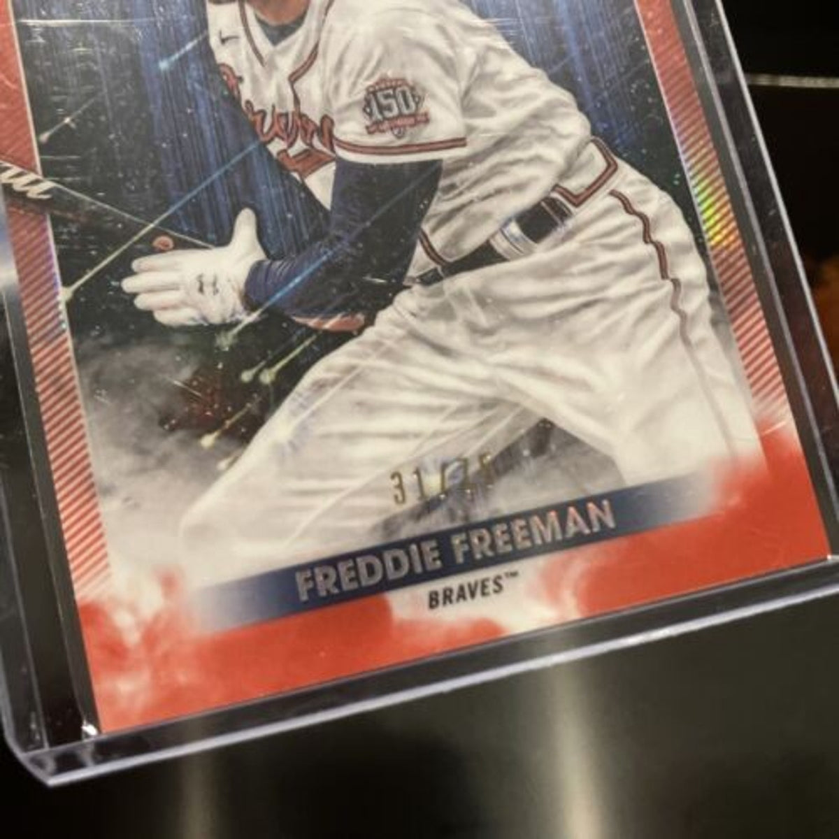 2023 Topps Series 1 Freddie Freeman Stars of MLB Chrome Red 31/75 # SMLB-27