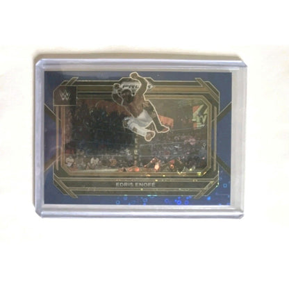 2023 Panini Prizm WWE - Edris Enofe #2 Under Card Blue Prizm /25