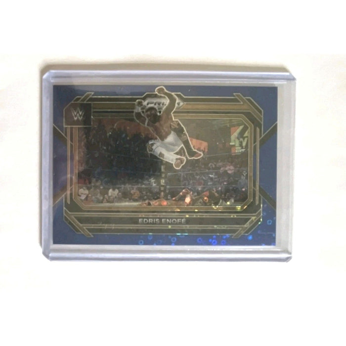 2023 Panini Prizm WWE - Edris Enofe #2 Under Card Blue Prizm /25